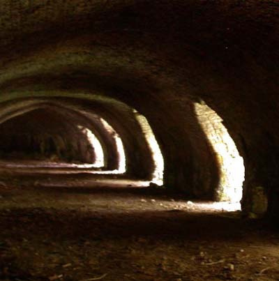Hoffman Ring Kiln at the Llanymynech Heritage Site in Shropshire