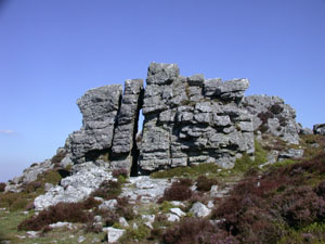 Quartzite tor south of the Devil's Chair
