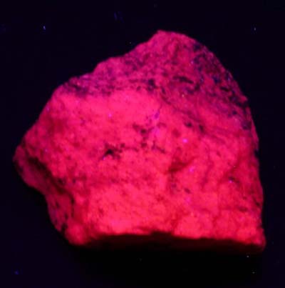 Fluorescent Calcite from Langban, Sweden