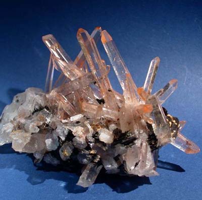 Pink tinted Quartz from Guangdong in China