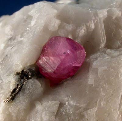 Pinkish-red ruby from Nuristan, Afghanistan