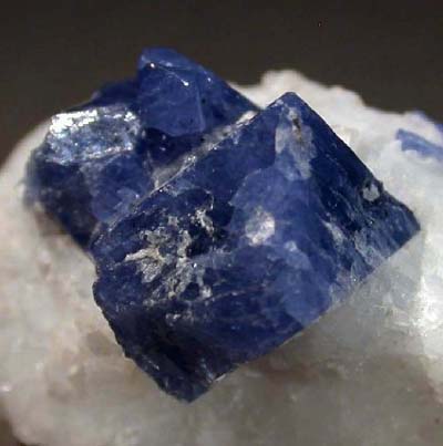 Blue Spinel from Aliabad, Hunza Valley, Pakistan.