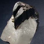 Wolframite in Quartz, Yangangxian Mine, Yizhang, Chengzhou City, Hunan Province, China